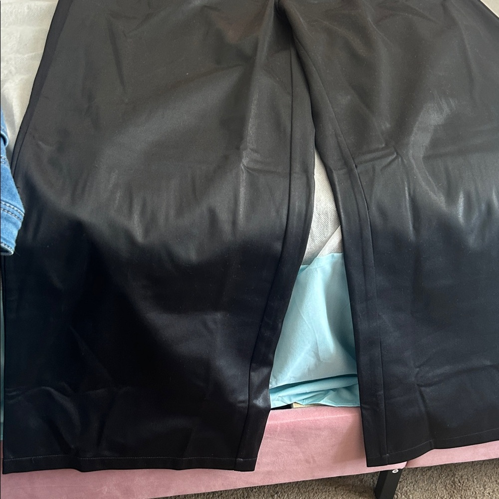 Mono B Glossy Black Joggers - Picture 4 of 9